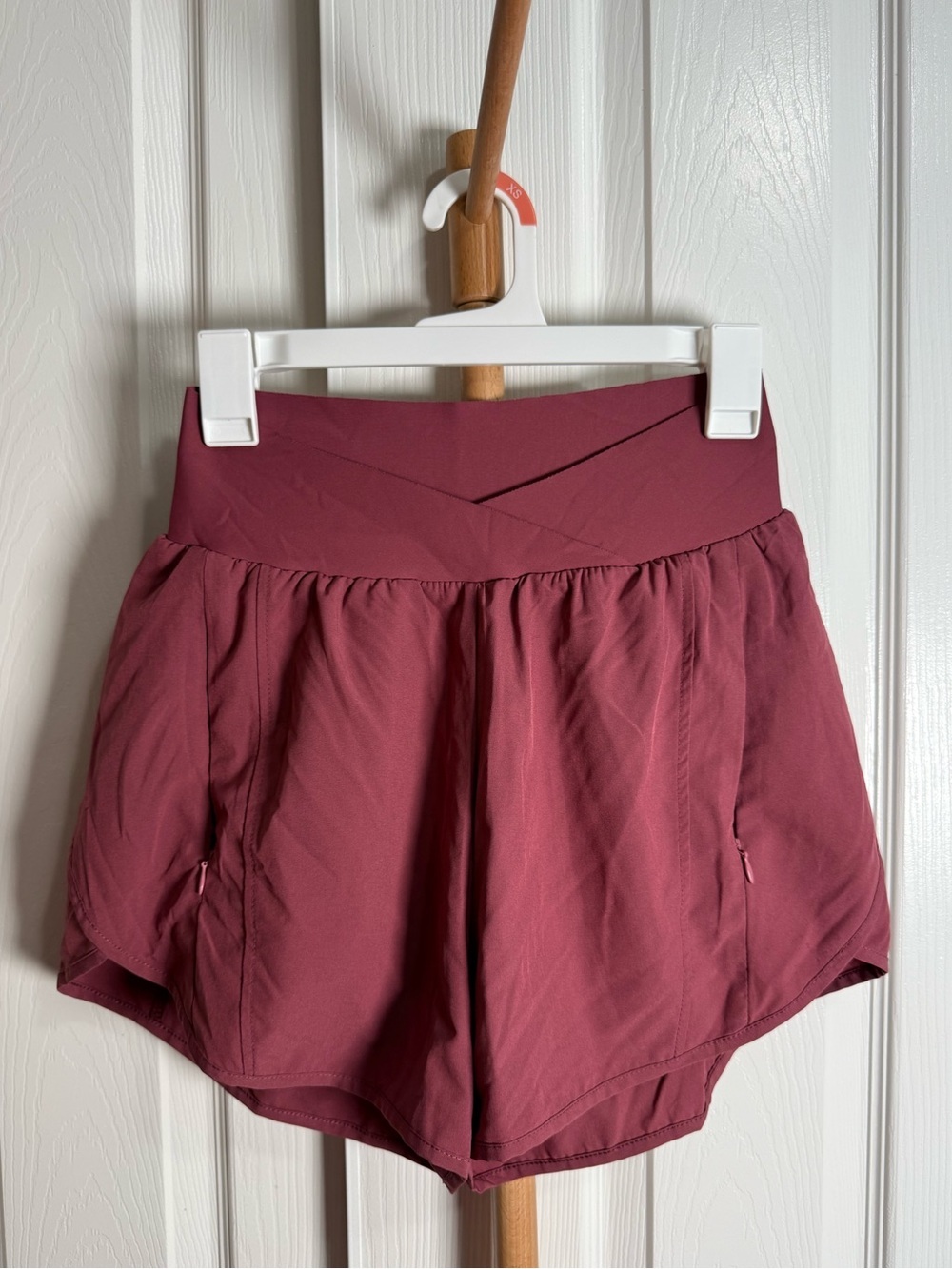 Blooming Jelly Mauve Rose High Rise Crossover Flowy Shorts Women’s Size Medium
